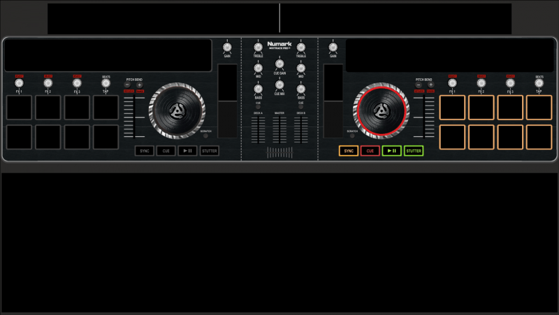 VirtualDJ skin for numark mixtrack pro 2